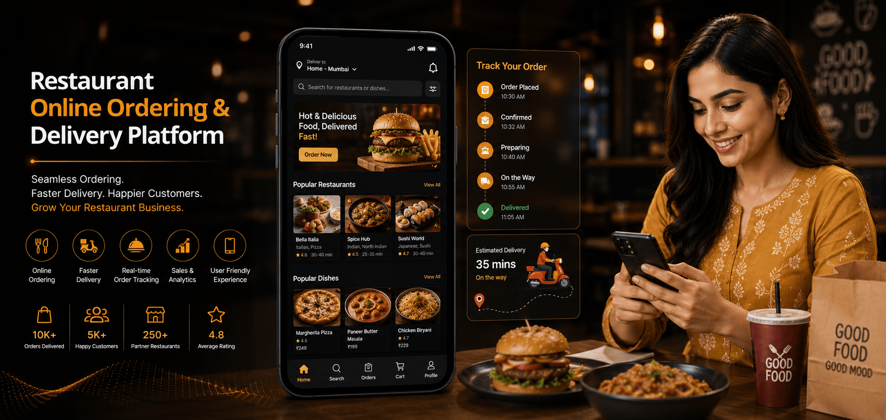 Restaurant Online Ordering & Delivery Platform
